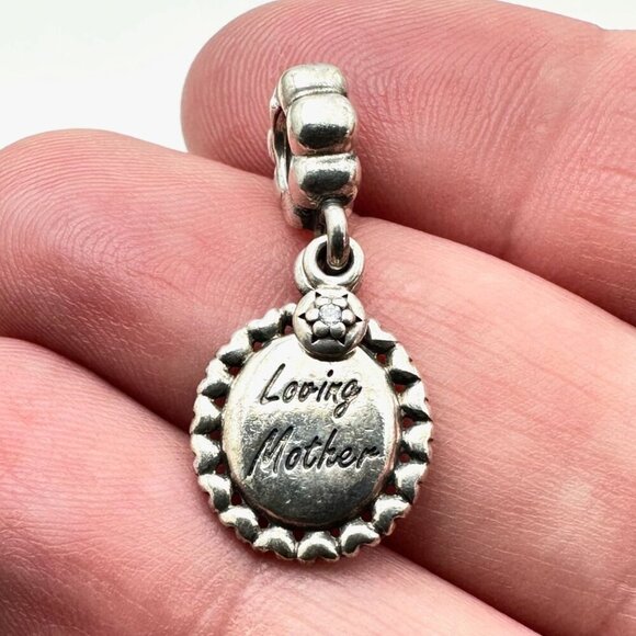 Pandora Loving Mother Charm 925 ALE Sterling Silver - Picture 1 of 3